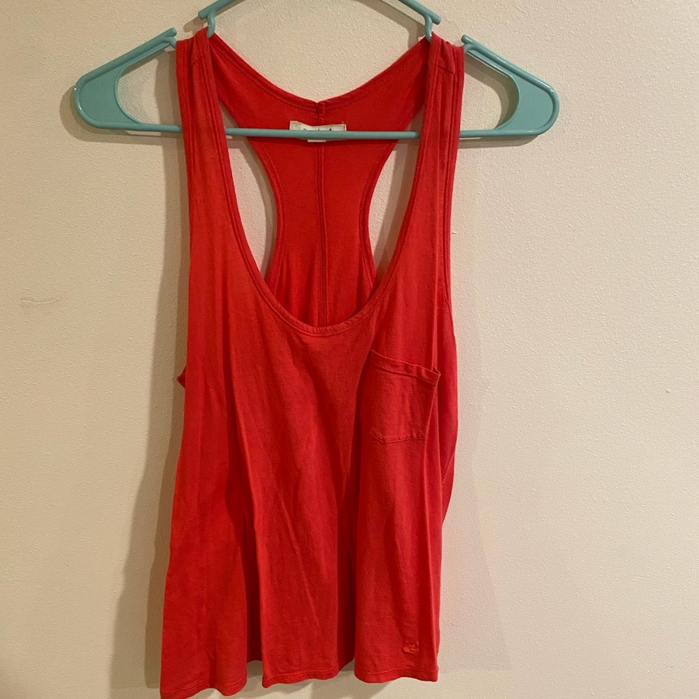 Aerie pink racer back tank top. Size medium.